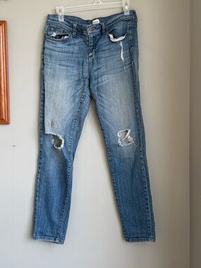 sneak peek Light Blue Ripped Distressed Jeans (size 11/29)
